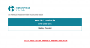 紙ベースで確実にニュージーランドのIRDナンバー（IRD番号）を申請する方法 | NZを自力で攻略